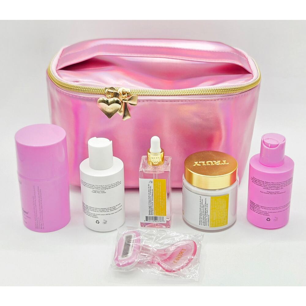 Truly Ladies Shave Bundle Travel Set - Smooth Legend Soft Serve Vanilla Baby - Picture 2 of 6